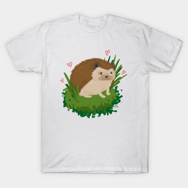 Hedgehog T-Shirt by Yukiimomo